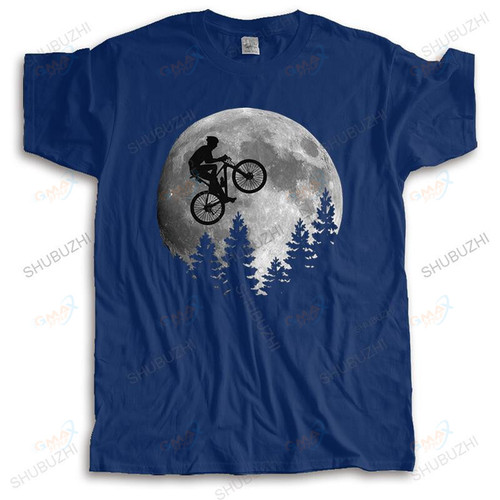 Cyclist Cool Moon Mountain Bike T-shirt
