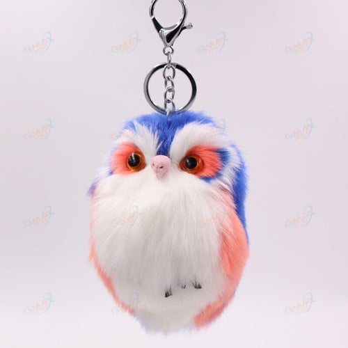 New Hot Sale Imitation Owl Pendant, Fur Bag, Car Pendant, Cute Animal Plush Keychain
