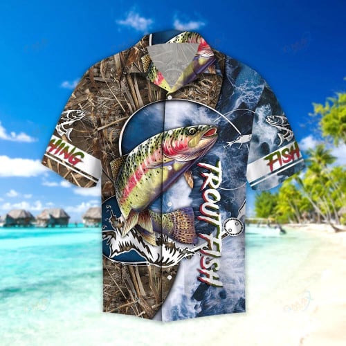 Fishing Hawaii Shirt Summer beach Short sleeve Shirts