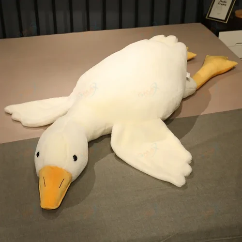 50-190cm Cute Goose Plush Toys Big Duck Doll Soft Stuffed Animal Sleeping