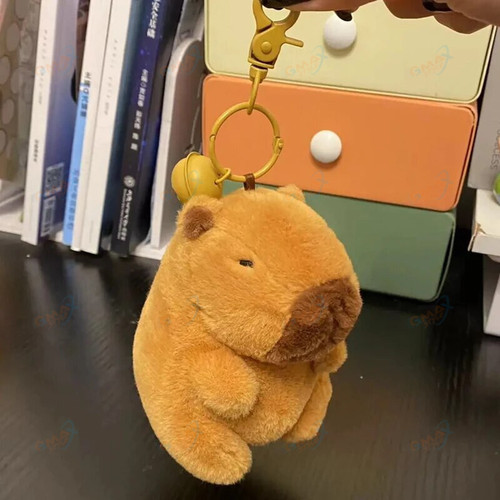 Capybara Plush Keychain Pendant