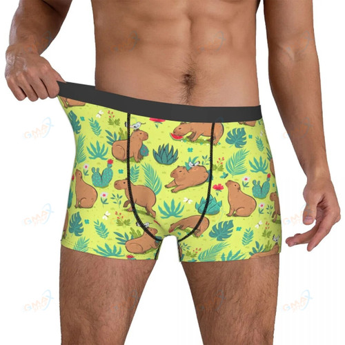 Men's Cute Capybaras Graphics Underwear