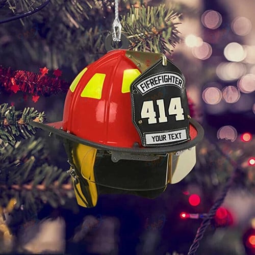 Car pendant Firefighter Helmet Ornament