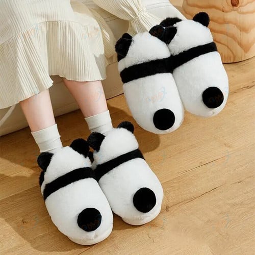 Cute panda slippers