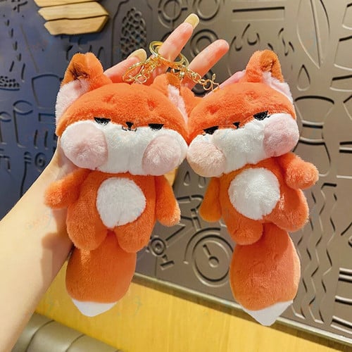 Funny Cute Fox Plush Key Chain
