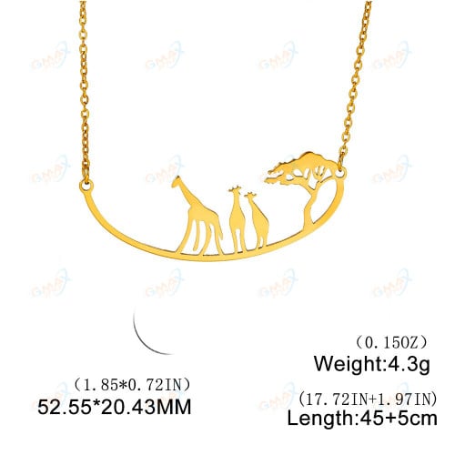 New Giraffe Necklace for Women Girls