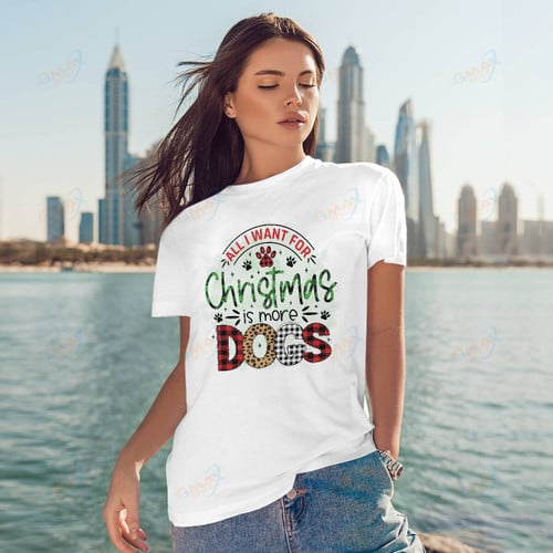 ALL I WANT FOR DOG T-SHIRT