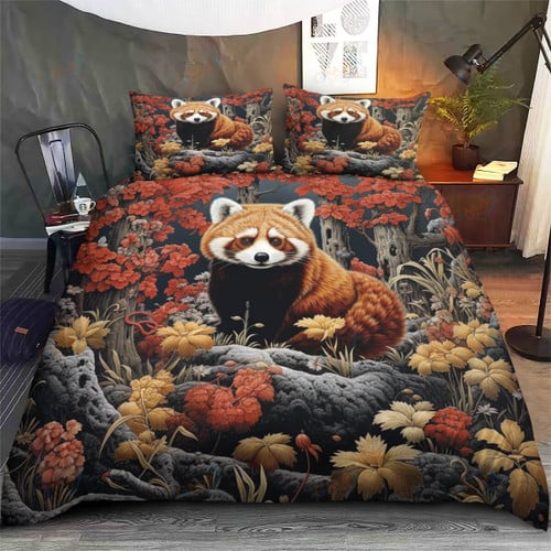 Red Panda Bedding Set