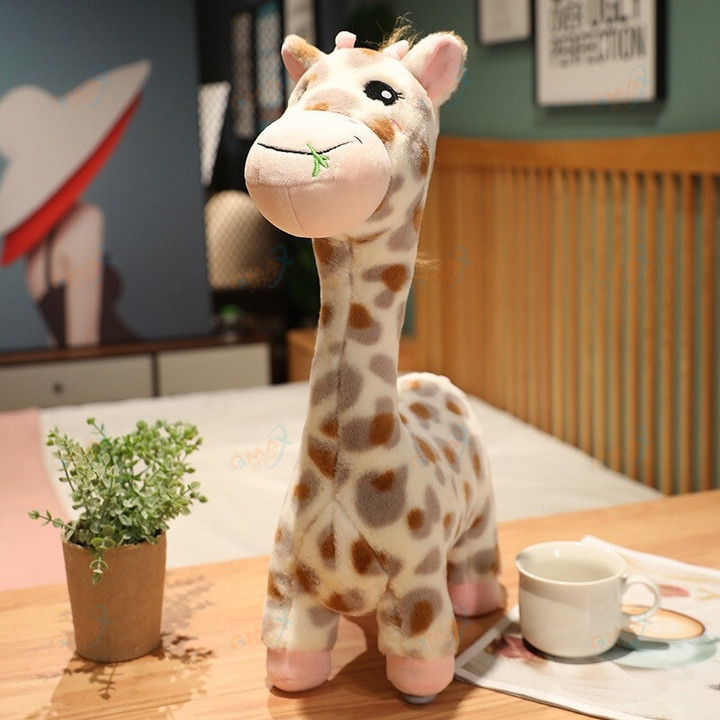 65cm New Kawaii Giraffe Plush Pillow CushionToys High Quality Soft Stuffed Animals Dolls Kids girl Baby Birthday Gift