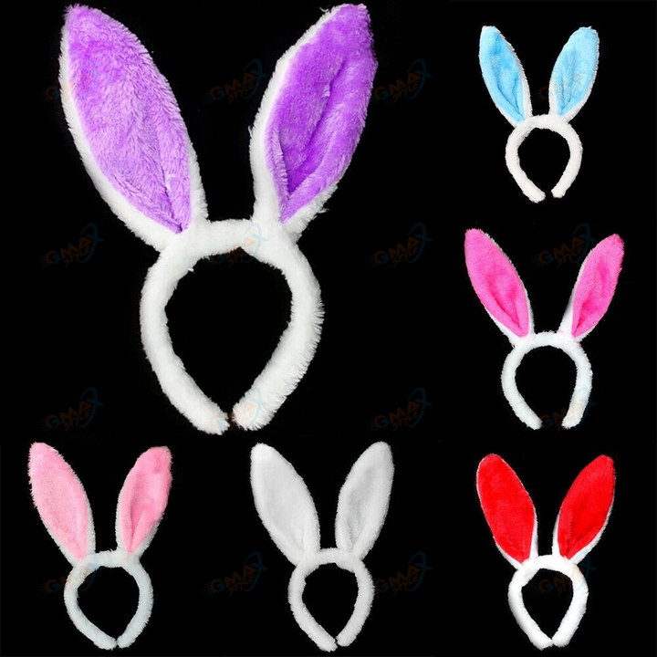 Easter Adult Children Cute and Comfortable Hairband Rabbit Ear Headband Dress Costume Bunny Ear Hairband Hair Accessories