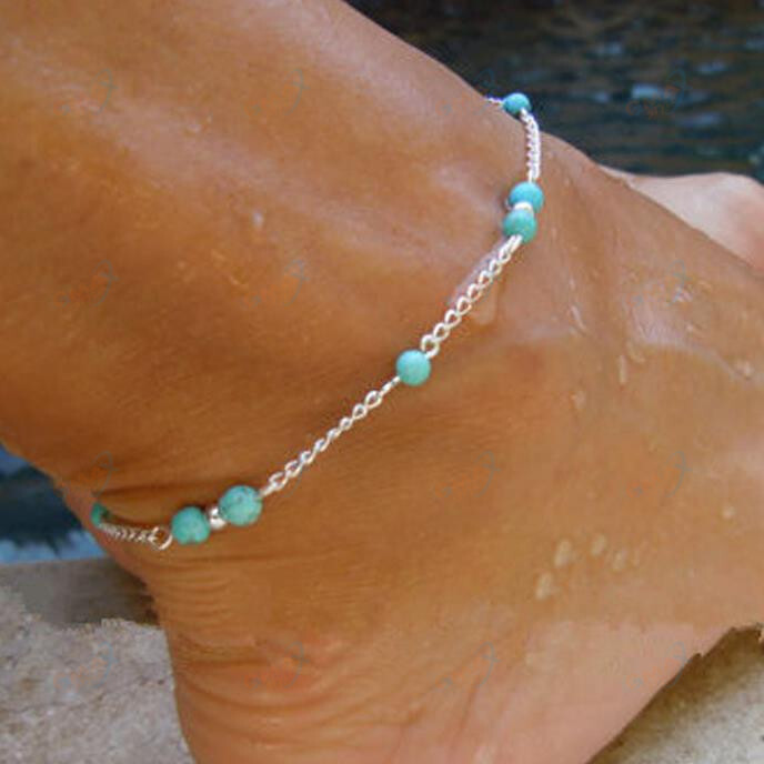 Butterfly Pendant Anklets Foot Chain Summer Beach Shell Leaf Leg Bracelet For Women Girl Charms Barefoot Sandals Jewelry