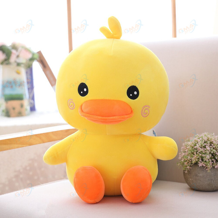 Cute Big Yellow Duck Plush Toys for Children Stuffed Lying Duck Soft Pillow Best Kids Girl Christmas Gift Kawaii Pillow