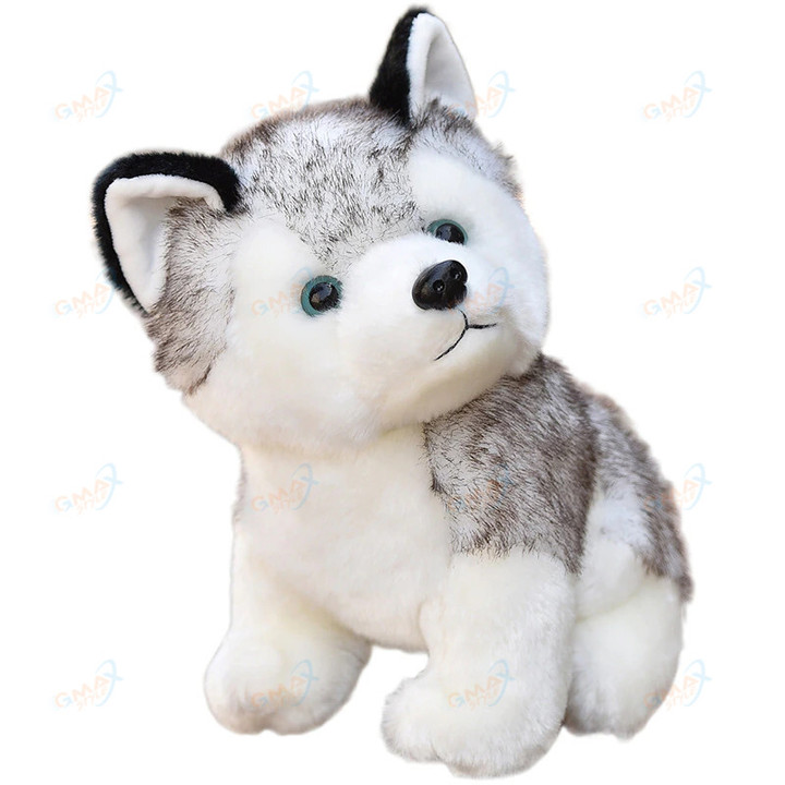 Kawaii Puppy Stuffed Toys 10/20cm Cute Simulation Husky Dog