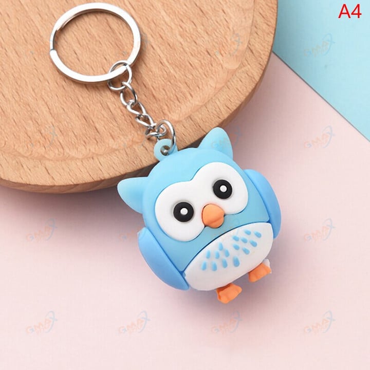New Owl Keychain Creative Owl Cute Animal Key Pendant Pendant Student Gift Cute Keychain 1pcs Cartoon Animal Key Chain