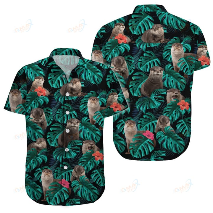 New Otter Hawaiian Shirts Otter Shirts For Men