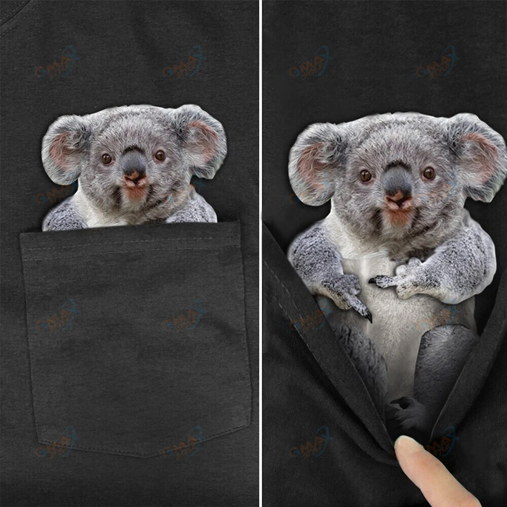 Koala Printed Shirt Men's for Women