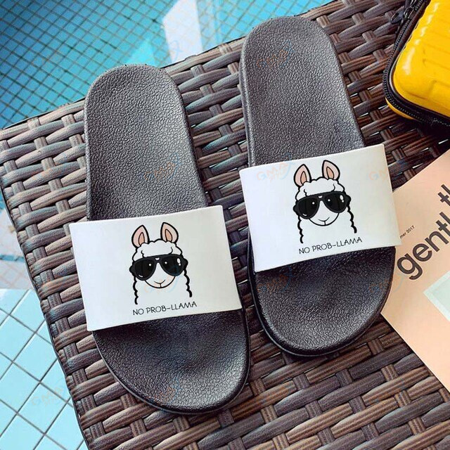 New Alpaca Print Summer Beach Sandals
