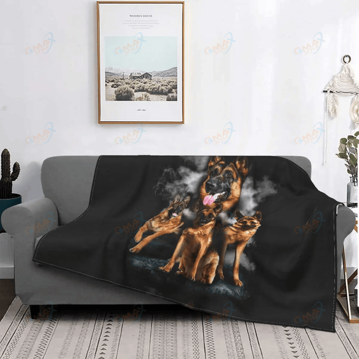German Shepherd Dog Blanket
