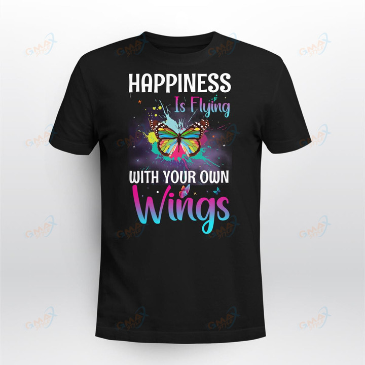 Happiness is-flying-Butterfly