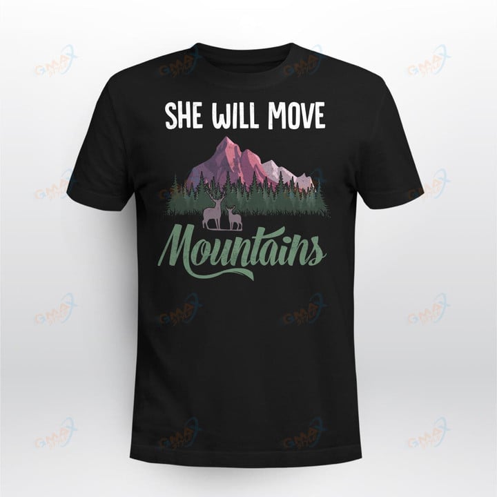 SHE WILL MOVE MOUNTAINS