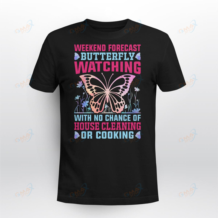 Weekend-forecast-Butterfly-T-Shirt