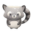 raccoon ceramic ceramic cup mug cup cute animal expression