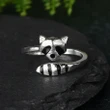 Cute Delicate Raccoon Ring