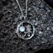 OWL MOONSTONE NECKLACE