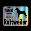 Car Sticker 13.2cm*10cm Fashion By Rottweiler