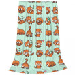 Red Panda Pattern Blankets