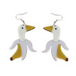 Cute Three Heads Duck Earrings for Women