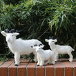 Lifelike Sheep Goat Animal Model Figurines Miniatures Child Toy Gift Home Outdoor Garden Decoration Handmade Craft Ornaments