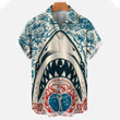 3D Shark Hawaiian Shirt for Men