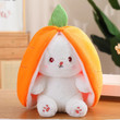 18/25cm Creative Funny Doll Carrot Rabbit Plush Toy