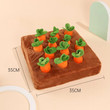 Dog Toys Snuffle Mat for Pet Plush Carrot Toy Mat Innovative Plush