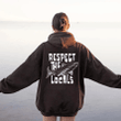 Respect The Locals Hoodie Surfing Hoodie Save The Shark