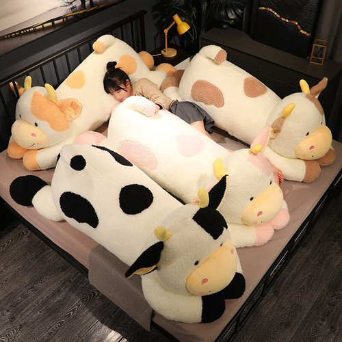 90/110CM Lovely Milk Cow Plush Toys