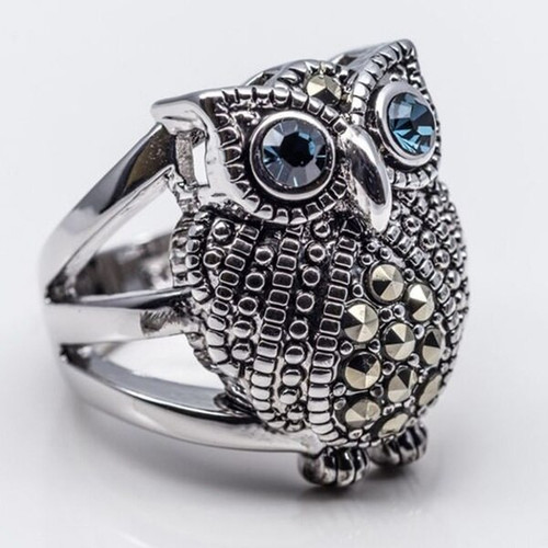 Owl Zircon Rings