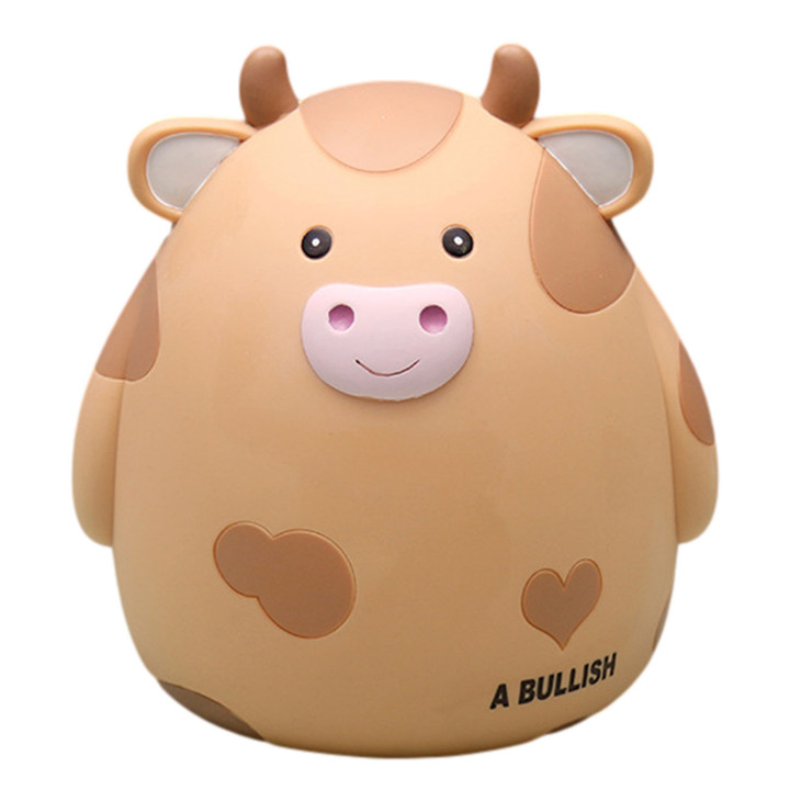 Cartoon Cute Cows Shaped Piggy Bank Money Box Large Savings Box