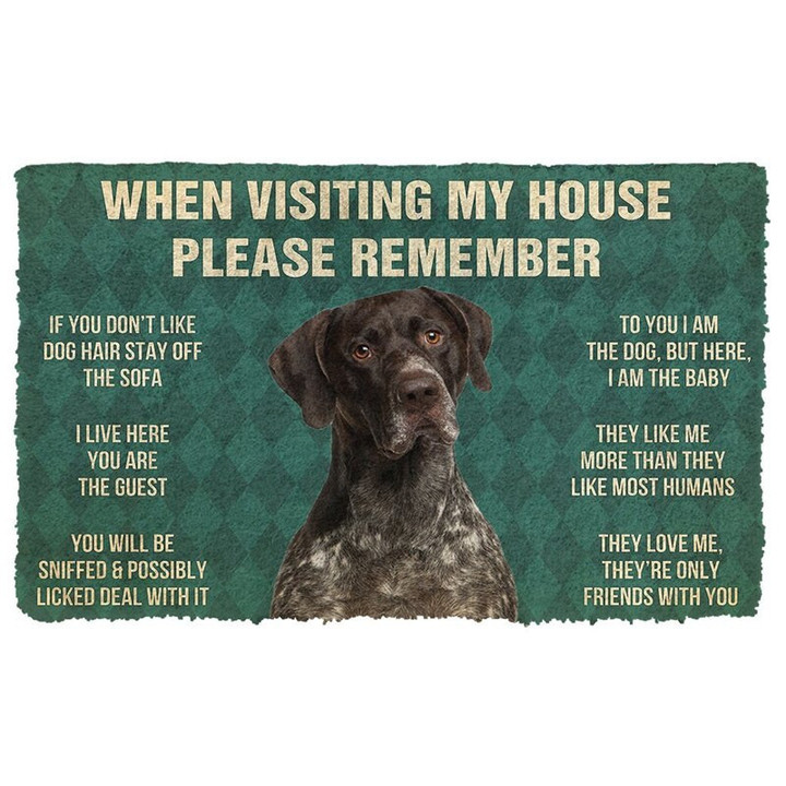 Please Remember German Shepherd Dogs House Rules Doormat