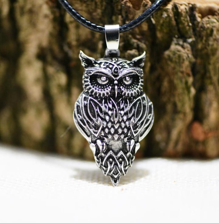 Norse Cletics Owl Necklace