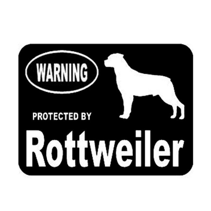 Car Sticker 13.2cm*10cm Fashion By Rottweiler