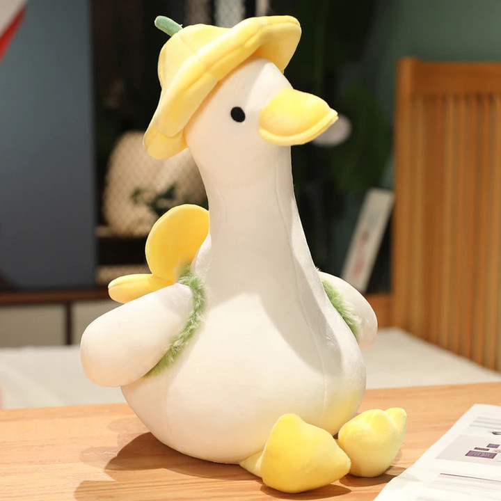 1pc 35/40/55cm Funny Flower Duck Stuffed Plush Toys