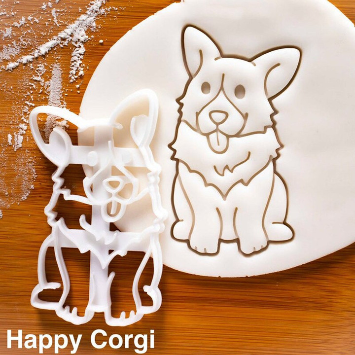 Cookie Cutters Mold Corgi Dog Shaped Biscuit Baking Tool