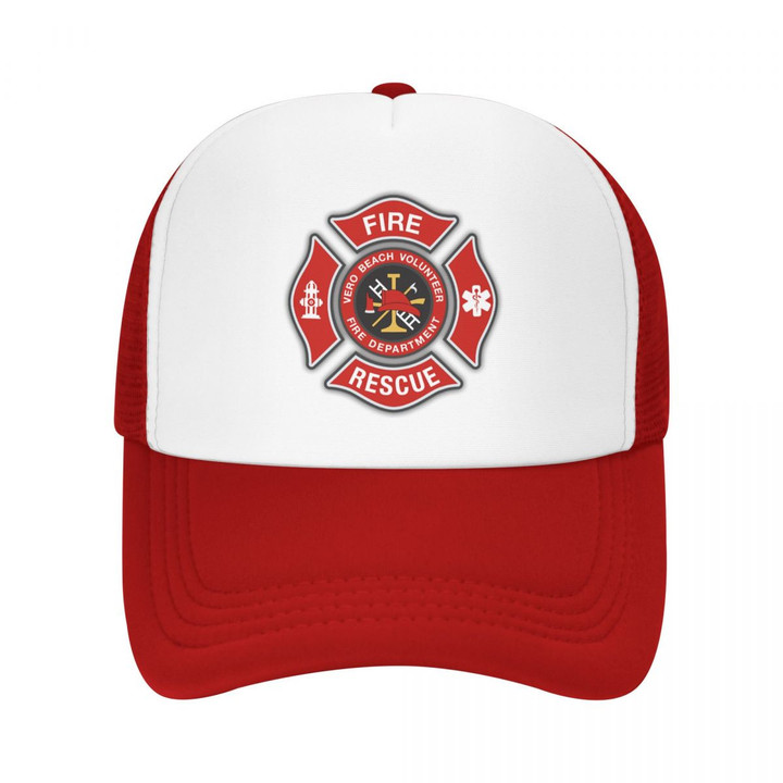 Personalized Fire Rescue Firefighter Baseball Cap Sun Protection
