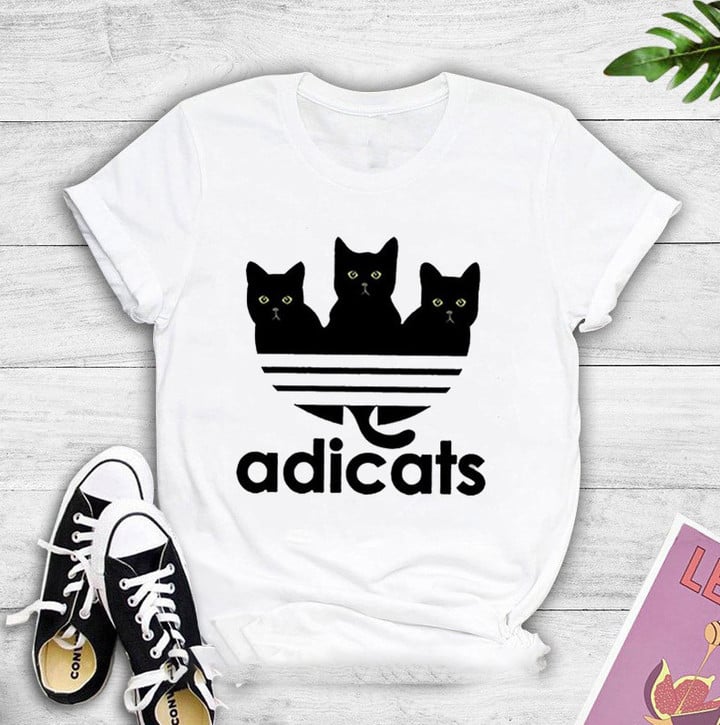 T-shirt New Cat Print Top Women's T-shirt