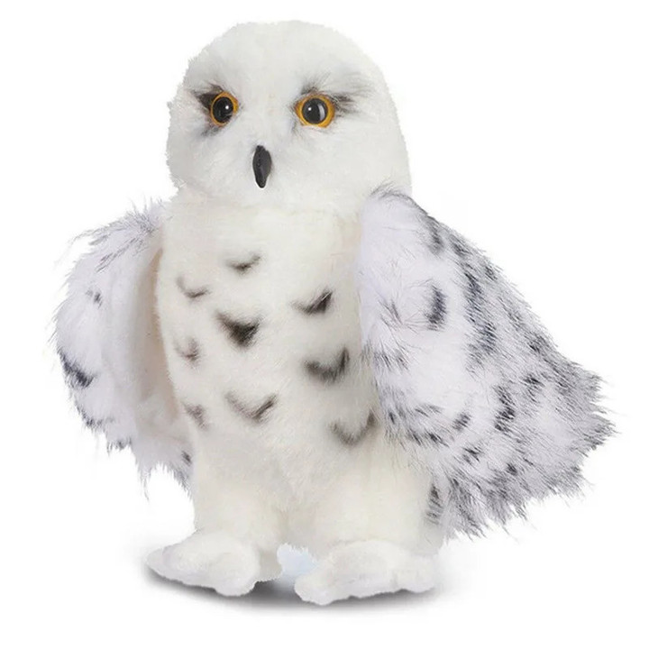 Hot selling snow white simulation animal doll cute snow owl plush owl doll