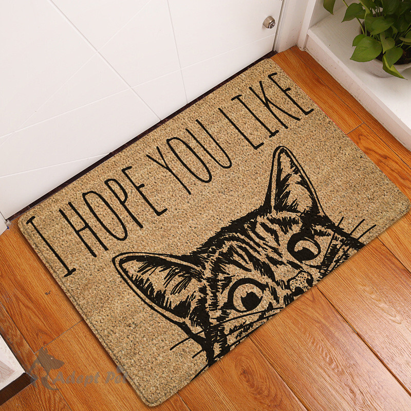 Kitchen Carpet Floor Mats for Living Room Welcome Mat Animal Cute
