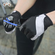Cycling Gloves Full Finger Gel Padded Road Bicycle Outdoor Sports Skiing Men Women With Red Color