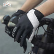 Cycling Gloves Full Finger High Elastic And Breathable Thickened And Protection For Men Women Sports With Green Color